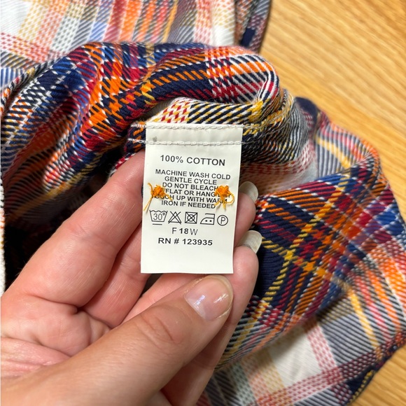 Hammer Made Men’s Plaid Button Down Shirt 43/17 - Picture 4 of 11